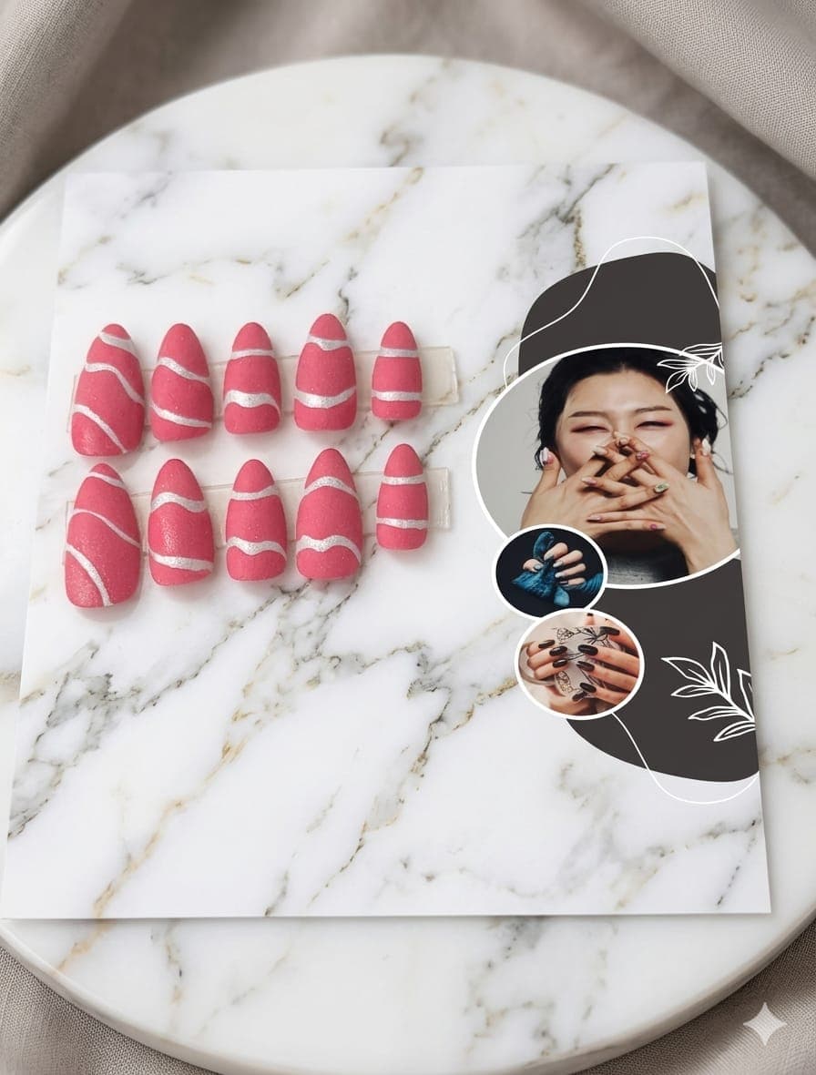 Glitter Glam Press-On Nails