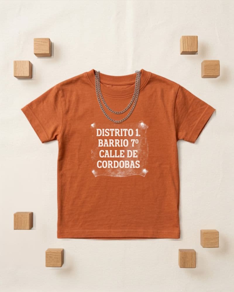 Burnt orange short-sleeve t-shirt