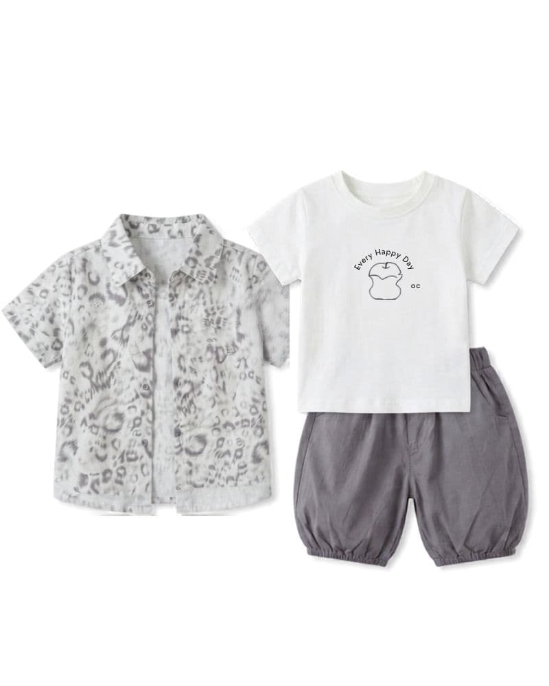 Korean casual summer 3-piece set