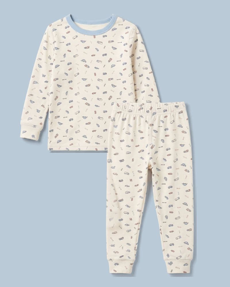 Scattered print cotton set